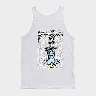 The Hanged Man - A Geometric Tarot Print Tank Top